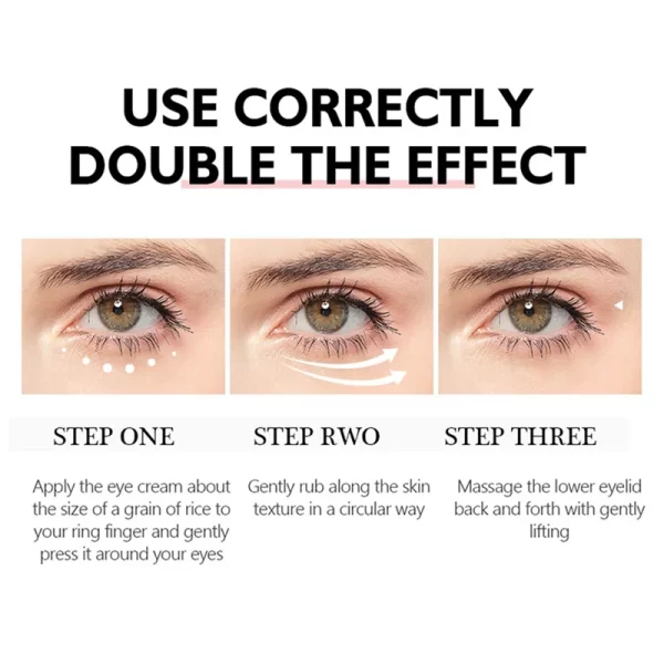 VEZE Nicotinamide Eyes Cream Dark Circles Remove Eye Bags Under Eye Acid Moisturizing Serum Against Puffiness Eye Care Gel - Image 6