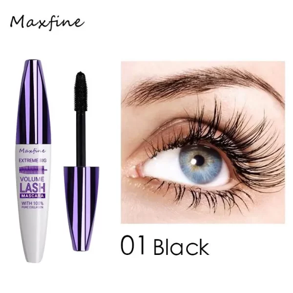 5d Three-dimensional Mascara Purple Blue White Multi-color Mascara Base Long-lasting Non-smudge Long-lasting Curling Shaping Mas - Image 7