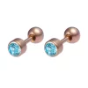1 Pair Medical Stainless Steel Crystal Screw Round Ball Stud Earrings Ear Bone Nail Cartilage Earring Ear Piercing Body Jewelry - Image 23