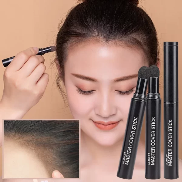 1PC Hairline Concealer Pen Control Hair Root Edge Blackening Instantly Cover Up Grey White Hair Natural Herb Hair Concealer Pen