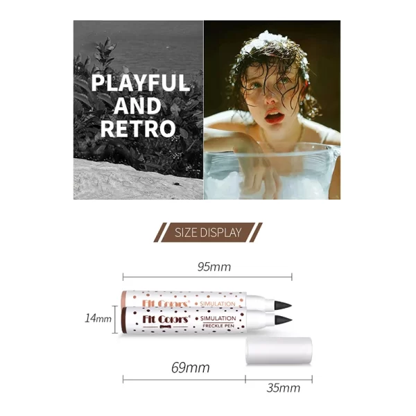 Waterproof Sweat-resistant Not Blooming Eyeliner Not Easy Smudged Eye Pencil Playful Retro Sexy Freckle Pen Korean Cosmetics - Image 6