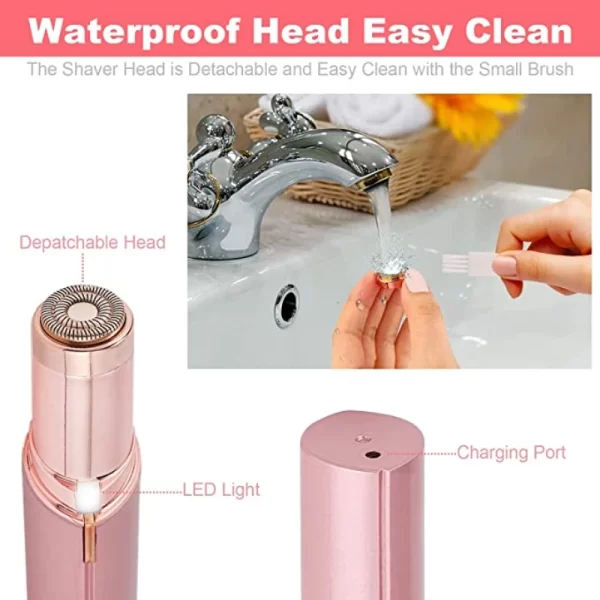 Mini Electric Eyebrow Trimmer Facial Lip Hair Removal Portable Women Painless Razor Trimmer  Tool Beauty Health Cosmetics - Image 4