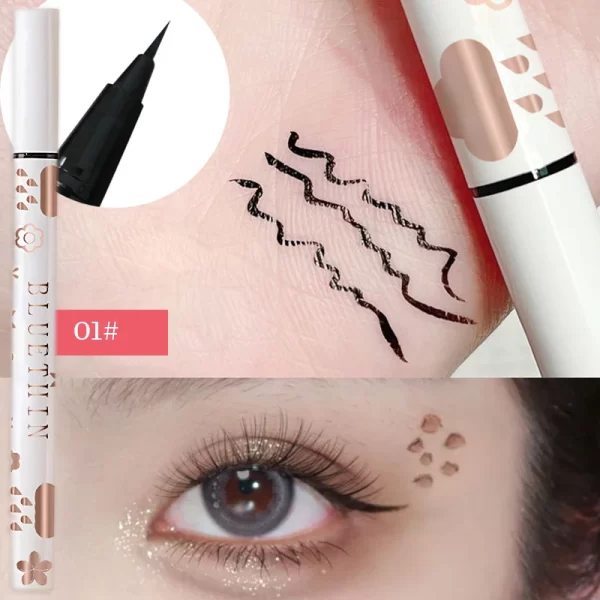 Eyeliner Lying Silkworm Pencil Undercover Draw Down To Non-Smudge Fine Natural Long-lasting Waterproof Eyes Liner Beauty Makeup - Image 10