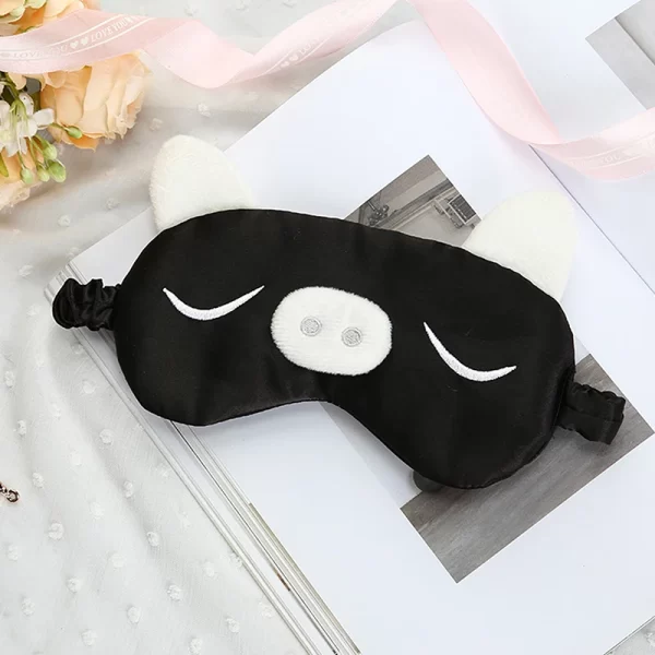 Cartoon Piggy Sleeping Mask Travel Relax Eye Cover For Sleep Shading Eye Eye Patch Beauty Health Eye Pads - Image 8