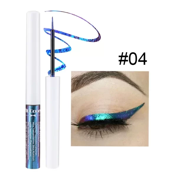 1PC Pearl Gloss Shiny Metallic Eyeshadow Liner Liquid Chameleons Eyeliner Multi Chrome Color Aurora Eye Makeup Glitter Pigment - Image 10