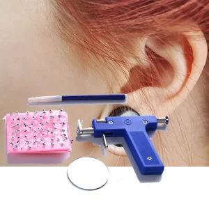 Professional Ear Piercing Gun Tools 98pcs/set  Ear Stud Stainless Steel for Ear Nose Navel Body Jewelry Piercing Kit Safety Tool
