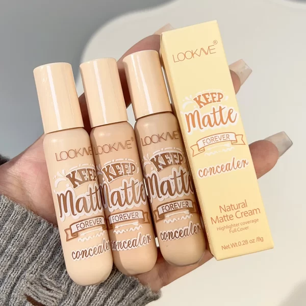 Waterproof Matte Liquid Concealer Cream Makeup Moisturizing Cover Acne Dark Circles Foundation Modify Face Contouring Cosmetics - Image 5