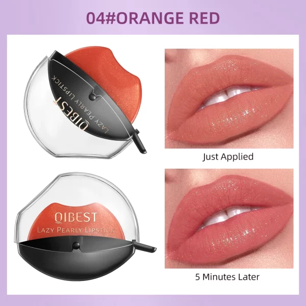 QIBEST Magic Lipstick Color Changing Long Lasting Lip-shaped Nude Lip Stick Lip Plumper Kawaii Makeup Girl Cute Cosmetics Tint - Image 10