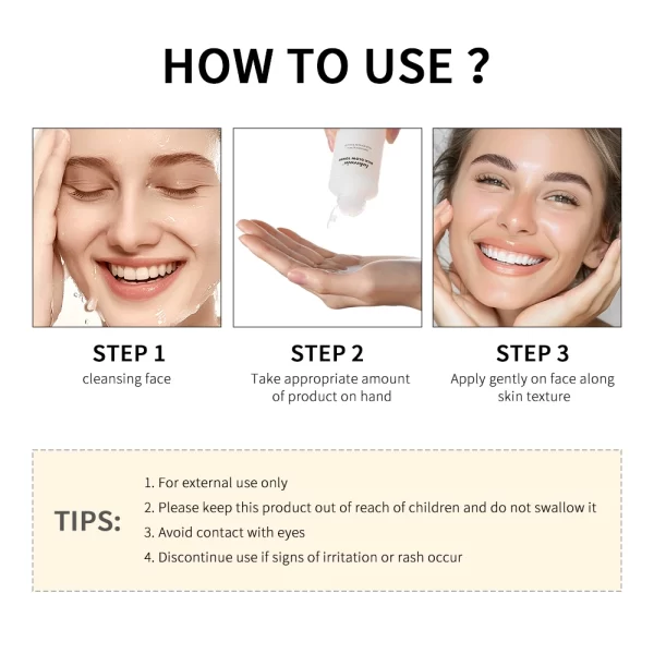 Milk Glow Toner Brightening Skin Powerfully Moisturizes Relieve Dry And Tired Skin Locks In Moisture Beauty Skin Care 100ML - Image 7
