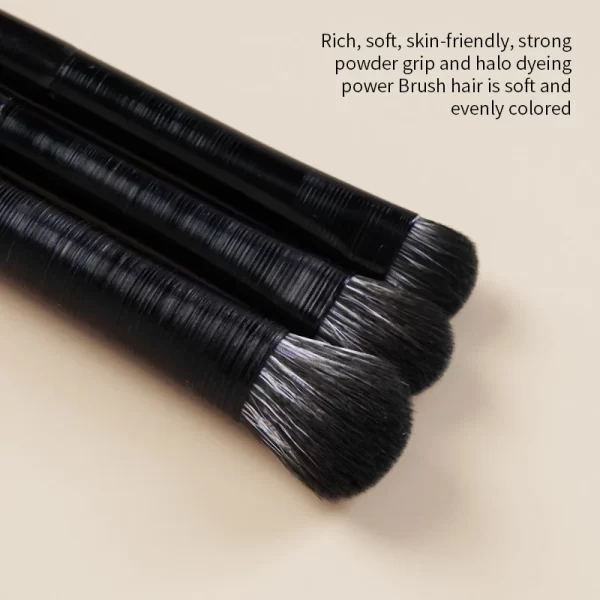 Natural Eye Makeup Brushes Set Eyeshadow Brush Eyebrow Contour Eyeliner Brush Women Eyes Cosmetic Blending Detail Make Up Tools - Image 3