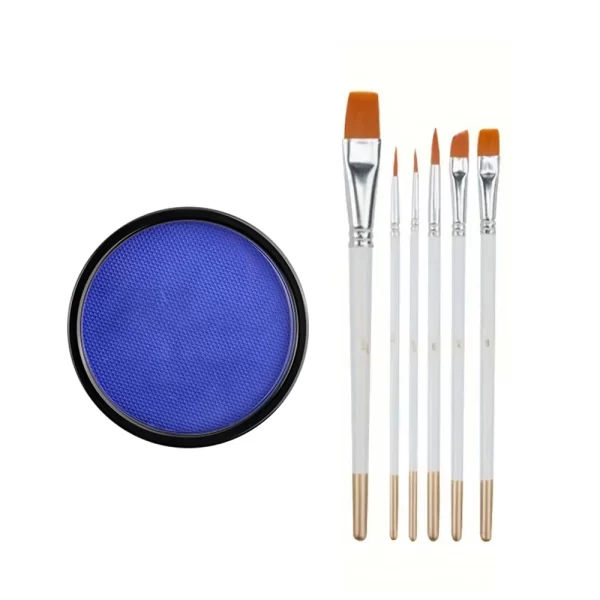 30G Water Solubility Monochromatic Body Paint Black And White Makeup Face Paint Halloween Party Waterproof Makeup Body Painting - Image 10