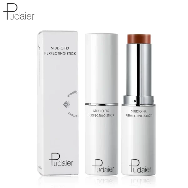 Pudaier Highlighter Face Concealer Foundation Cream Make Up Corrector Stick Cover Dark Circle Makeup Concealer Pencil - Image 4