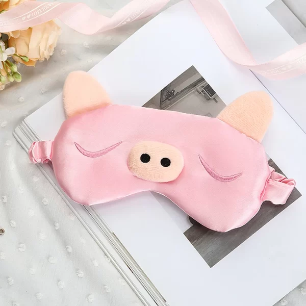 Cartoon Piggy Sleeping Mask Travel Relax Eye Cover For Sleep Shading Eye Eye Patch Beauty Health Eye Pads - Image 7