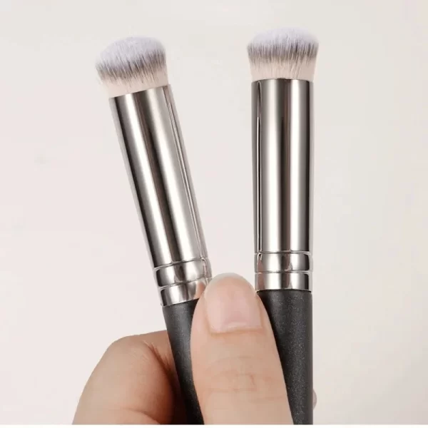 1/2/5 pcs Foundation Concealer Brush, Premium Contour Blusher Brushes, Flawless Under Eye Dense Face Makeup Brush For Blending - Image 2