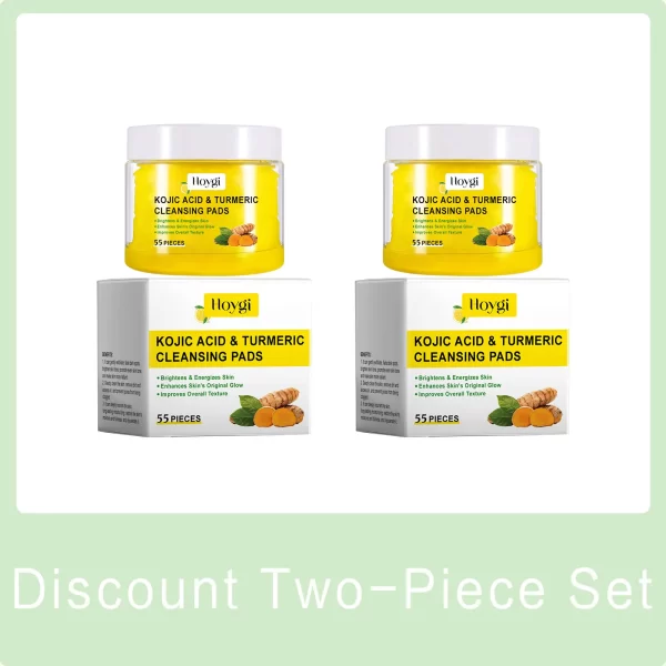 Turmeric Cleansing Pads Facial Exfoliating Makeup Removal Dead Skin Peeling Smooth Skin Shrink Pore Massage Face Washing Sponge - Image 7