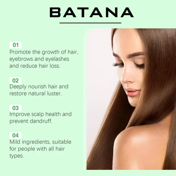 Batana For Hair Growth Oil hair Growth Oil Stimulates Hair Growth Batana Moisturizes And Repairs Dryness Hair care cream 60ml - Image 2