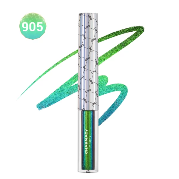 CHARMACY Chameleon Waterproof Liquid Eyeliner Glitter Long-lasting High Pigment Smudge-proof Eye Liner Makeup Cosmetic for Women - Image 14