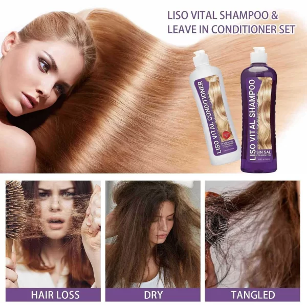 Biotin Shampoo Set Nourishing Hair Scalp Glossy Hair Care And Cleaning Hair Care Daily Hair 248ML - Image 5