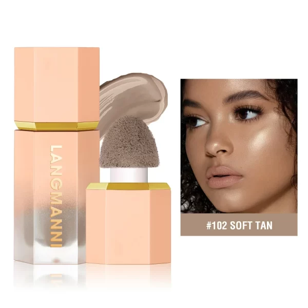 Waterproof Liquid Contour Bronzer Stick Natural Lasting Matte Nose Shadow Contouring Brighten Face Highlighter Cream Face Makeup - Image 9