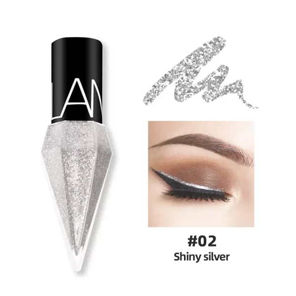 Diamond Shining Eyeliner Durable Waterproof and Sweat-proof 5-color Liquid Eye Shadow Maquillage Professional Makeup Tools - Image 11