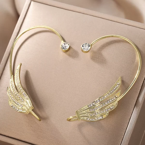 Luxury Star Butterfly Clip Earrings Female Crystal Tassel Ear Clip Earring Sparkling Zircon Ear Cuff Fashion Jewelry accessories - Image 16