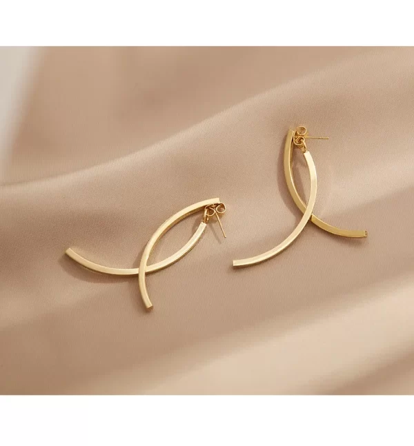 1 Pair Stainless Steel Earrings Trend Hip Hop Fashion Big Star Punk Stud Earrings For Women Jewelry Party Friends Best Gift - Image 3