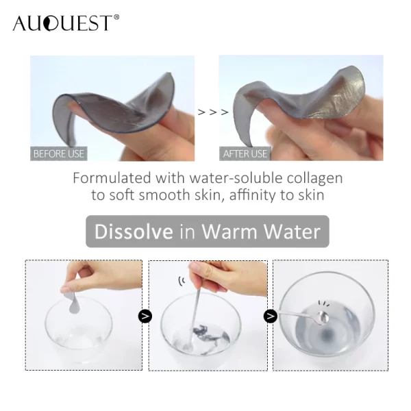 AUQUEST Bamboo Charcoal Collagen Eye Patches Anti Dark Circle Eye Mask Remove Eye Bags Moisturizing Eye Skin Care - Image 6