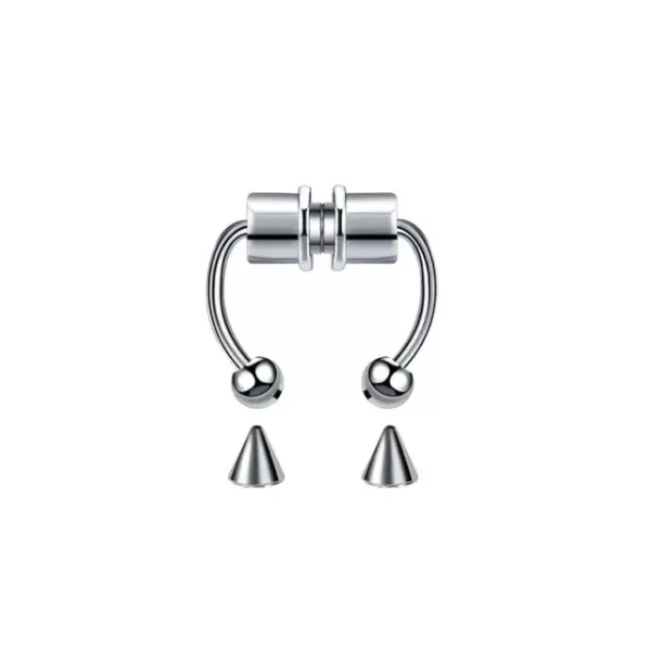 5pcs Stainless Steel Magnet Fake Nose Ring Hoop Fake Piercing Hoop Septum Rings For Women Fashion Gothic Rock Body Jewelry Gifts - Image 17