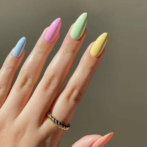 Sexy Charm Woman Black Frosted Snowflake Wearable Almond Shape Fake Nails Art Full Cover Finished False Nail Press on Nails Glue - Image 14