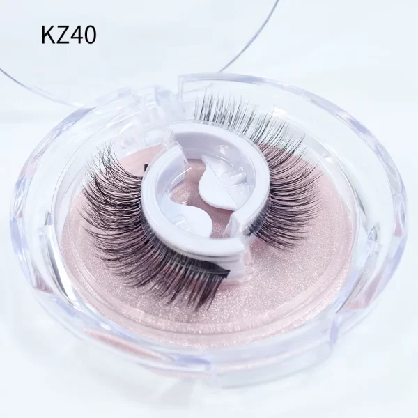 Self Adhesive Eyelashes Glue-Free Reusable 3d Wispy Thick Natural Lashes Makeup Fake Eyelashes - Image 13