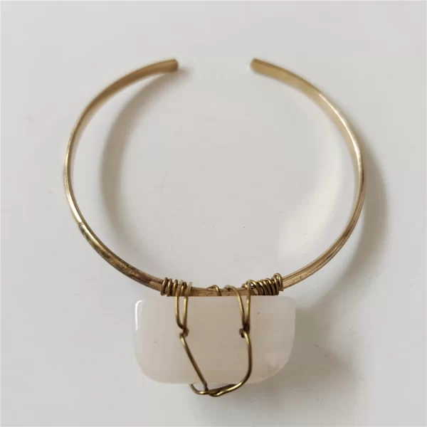 2024 New ZA Indian Ethnic Vintage Bracelet Women Fashion Boho Statement Charm Metal Hollow Links Resin Stone Bracelets Jewelry - Image 10