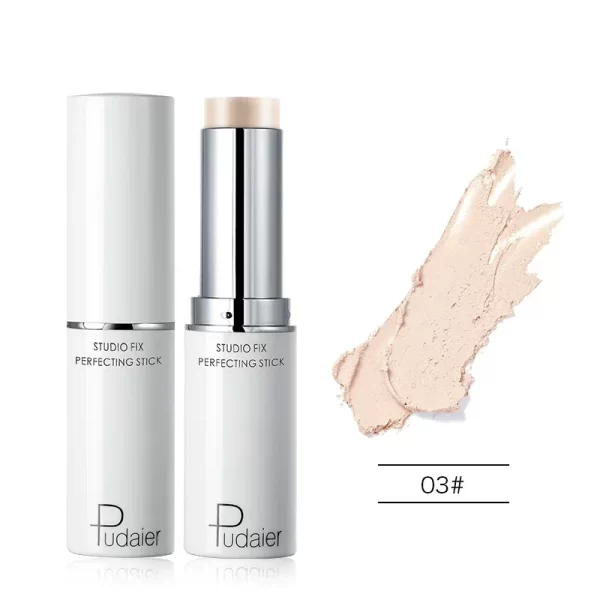 Pudaier Highlighter Face Concealer Foundation Cream Make Up Corrector Stick Cover Dark Circle Makeup Concealer Pencil - Image 9