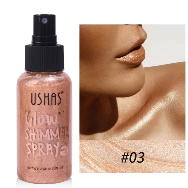 Diamond Liquid Highlight Waterproof High Gloss Glitter Body Bronzer Highlight Long-lasting Wear Face Contour Illuminator Makeup - Image 8