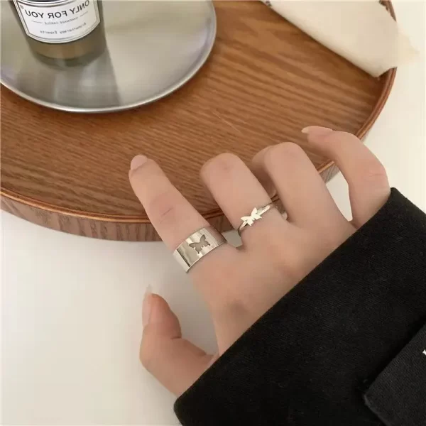 Bohemian Gold Color Cross Wide Rings Set For Women Girl Simple Chain Finger Tail Rings 2022 NEW Bijoux Jewelry Gifts Ring Female - Image 20
