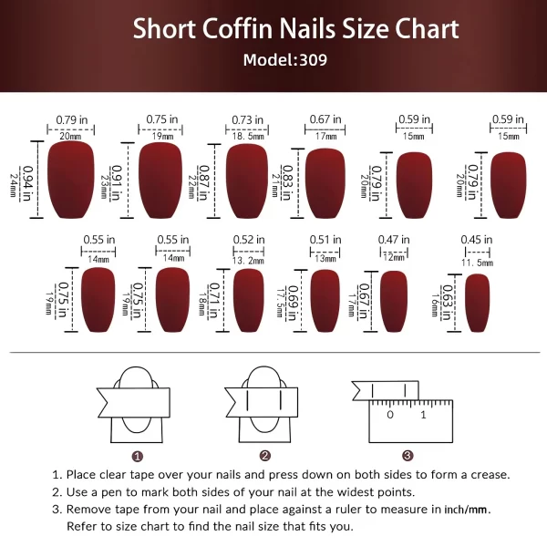 Floral Pattern Wearable Nails – Colorful Flower-Shaped Press-On Nail Tips for Fashionable Manicures - Image 5