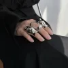 New Punk Y2K Trend Ins Armour Ring forefinger joint Charm Ring Rock Adjustable Manual Ring For Men Women Jewelry Gift - Image 2