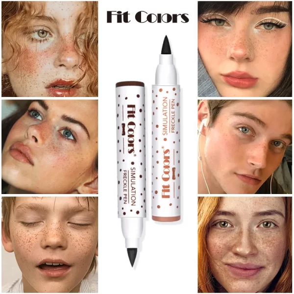 Waterproof Sweat-resistant Not Blooming Eyeliner Not Easy Smudged Eye Pencil Playful Retro Sexy Freckle Pen Korean Cosmetics - Image 2