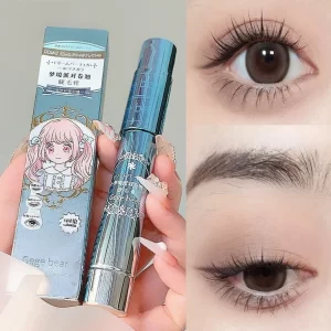 Silk Fiber Lash Mascara Waterproof Long Lasting Extension Eyelashes Lengthening Curling Mascara Black Eyelash Makeup Cosmetic