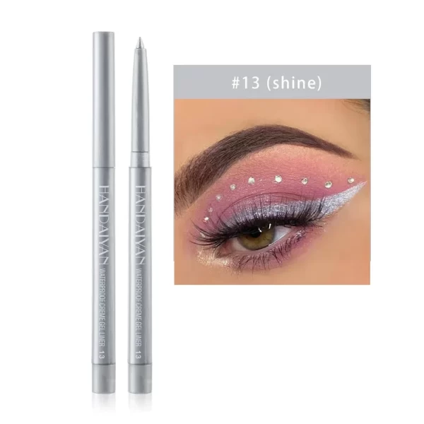 Sexy Purple Waterproof Matte Eye Cosmetics EyeLiner Pencil Long Lasting Women Fashion Pink Black Eye Charming Eye Liner Pencil - Image 18