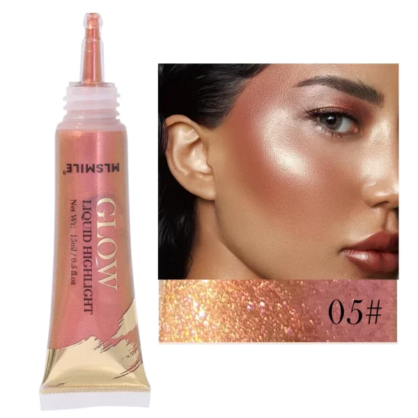 Diamond Glitter Highlighter Liquid Pearlescent Waterproof longlasting Brightening Liquid Highlighter Stick Eyes Makeup Cosmetics - Image 11