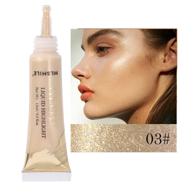 Diamond Glitter Highlighter Liquid Pearlescent Waterproof longlasting Brightening Liquid Highlighter Stick Eyes Makeup Cosmetics - Image 13