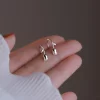 Irregular Liquid Metal Hollow Earrings Style Hip-Hop Punk Fashion Personality Long Earrings Ms Girl Travel Accessories - Image 9