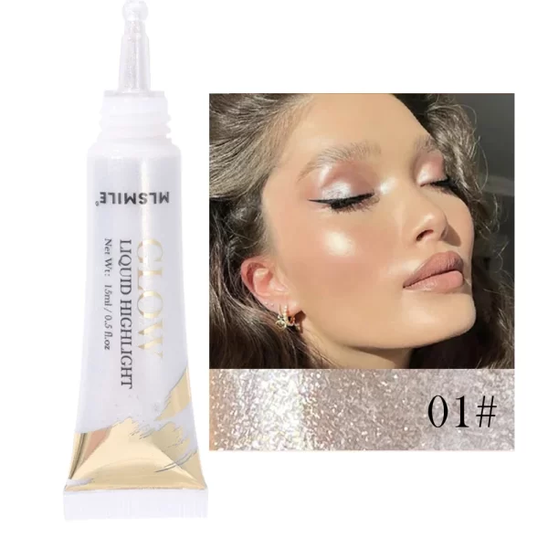 Diamond Glitter Highlighter Liquid Pearlescent Waterproof longlasting Brightening Liquid Highlighter Stick Eyes Makeup Cosmetics - Image 15