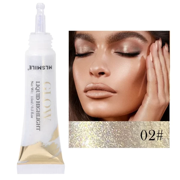 Diamond Glitter Highlighter Liquid Pearlescent Waterproof longlasting Brightening Liquid Highlighter Stick Eyes Makeup Cosmetics - Image 14